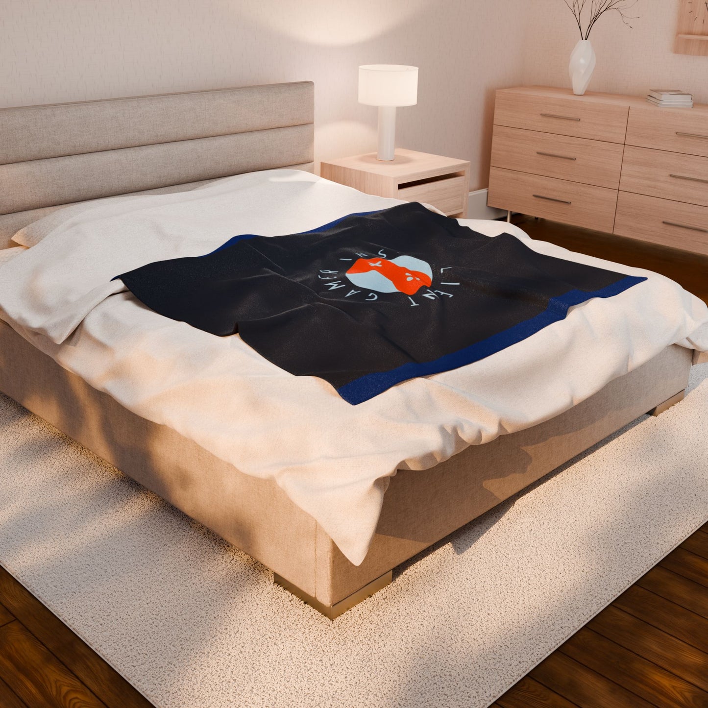 Insufficient Gamer-themed Velveteen Plush Blanket