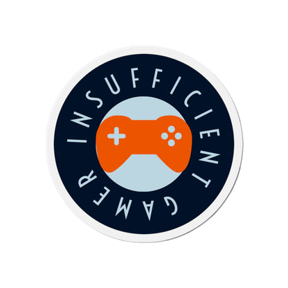 Insufficient Gamer circle logo Die-Cut Magnet | Video Game Controller fridge magnet