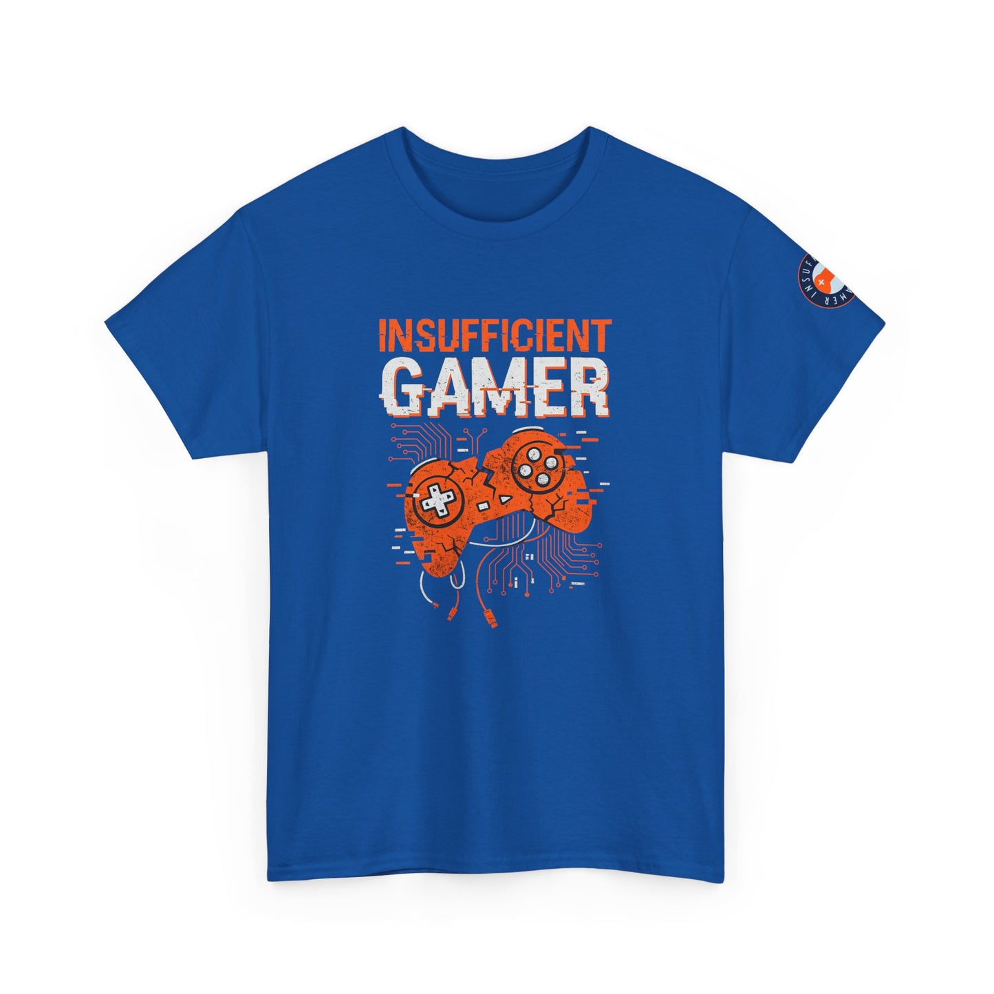 Insufficient Gamer T-Shirt — Funny Retro Video Game Controller Tee